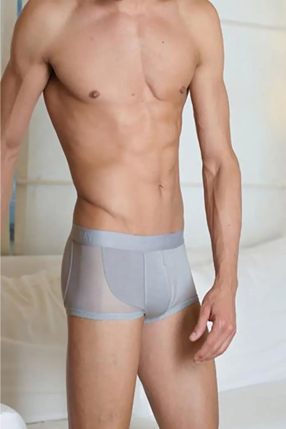 Erkek Modal Yan Fileli Kısa Paça Bokser (1705)