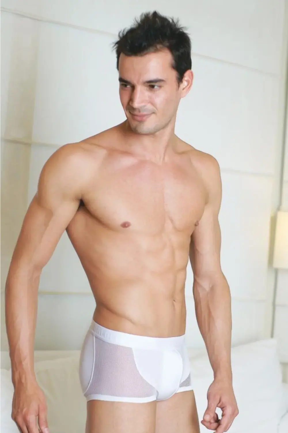 Erkek Modal Yan Fileli Kısa Paça Bokser (1705)