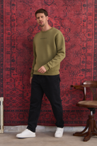 Erkek ORİGİNALS Baskılı %100 Pamuk Oversize Bisiklet Yaka Sweatsh Erkek ORİGİNALS Baskılı %100 Pamuk Oversize Bisiklet Yaka Sweatsh