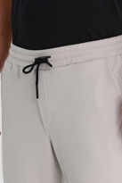 Erkek Ottoman Desen Pamuklu Beli Lastikli ve İpli Jogger Pantolon