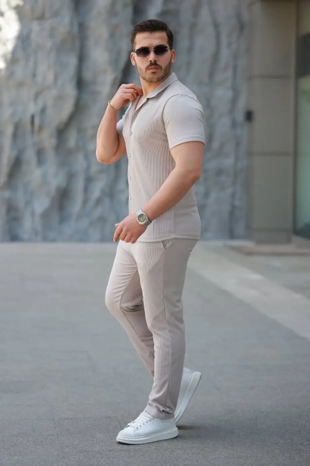 Erkek Ottoman Kumaş Pantolon Gömlek Takım