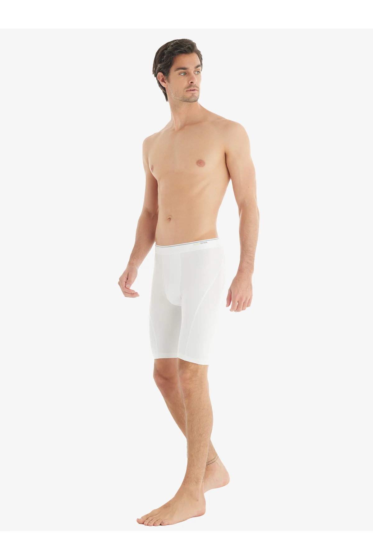 Erkek Pamuk Elastan Boxer Tender Cotton 9230 - Beyaz