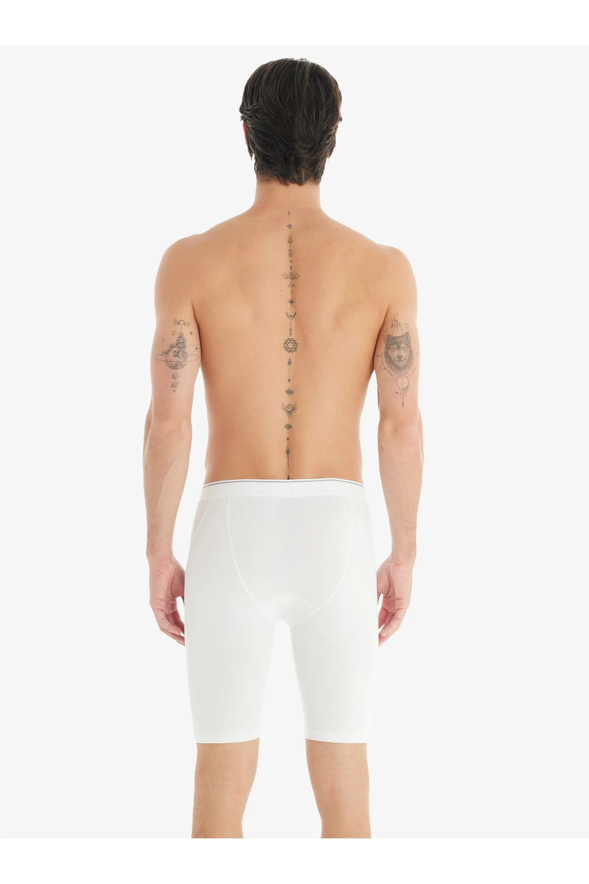 Erkek Pamuk Elastan Boxer Tender Cotton 9230 - Beyaz