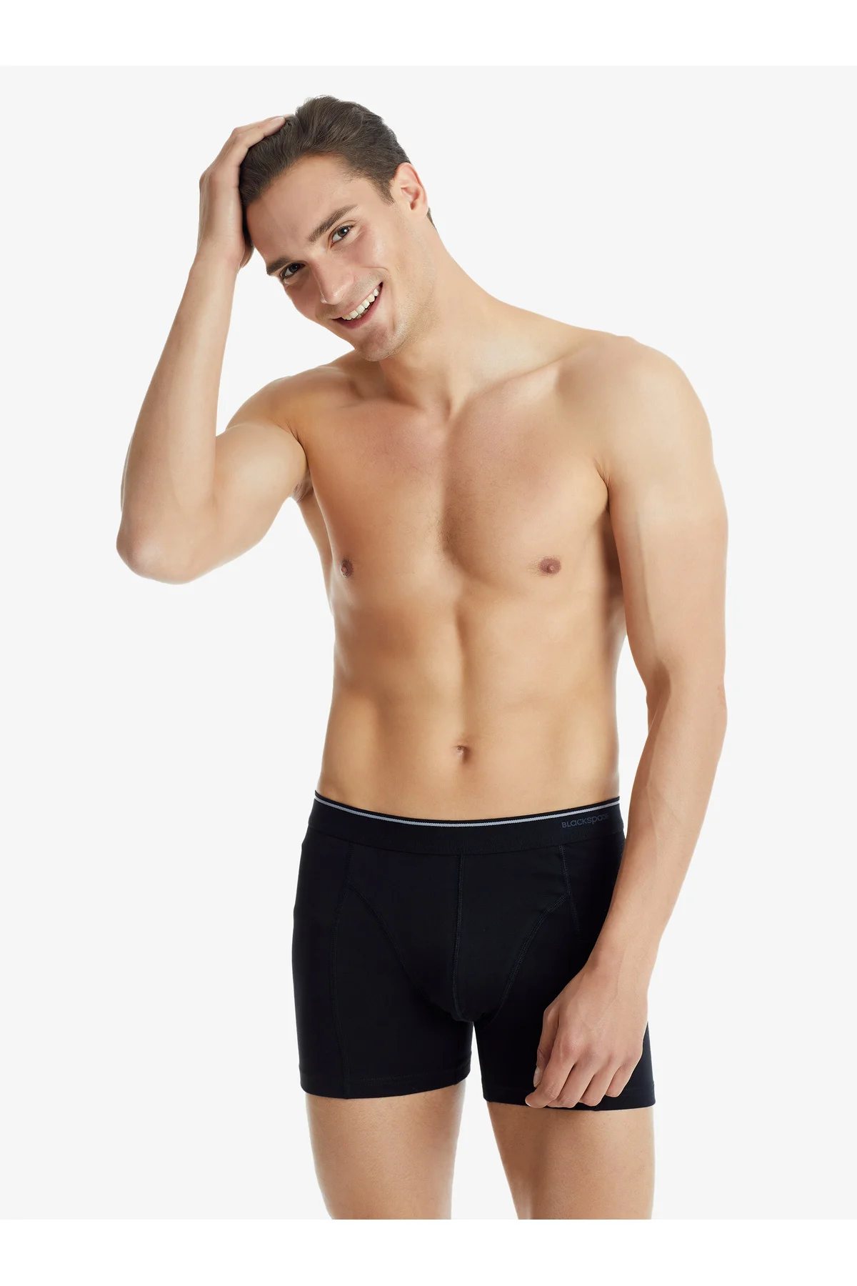 Erkek Pamuk Elastan Boxer Tender Cotton 9233 - Beyaz