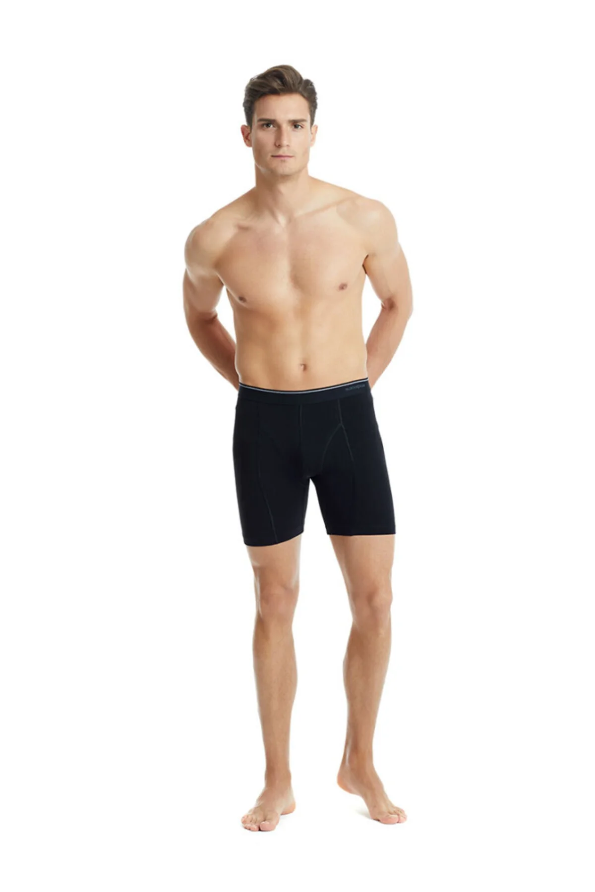 Erkek Pamuk Elastan Retro Boxer Tender Cotton 9216 - Siyah