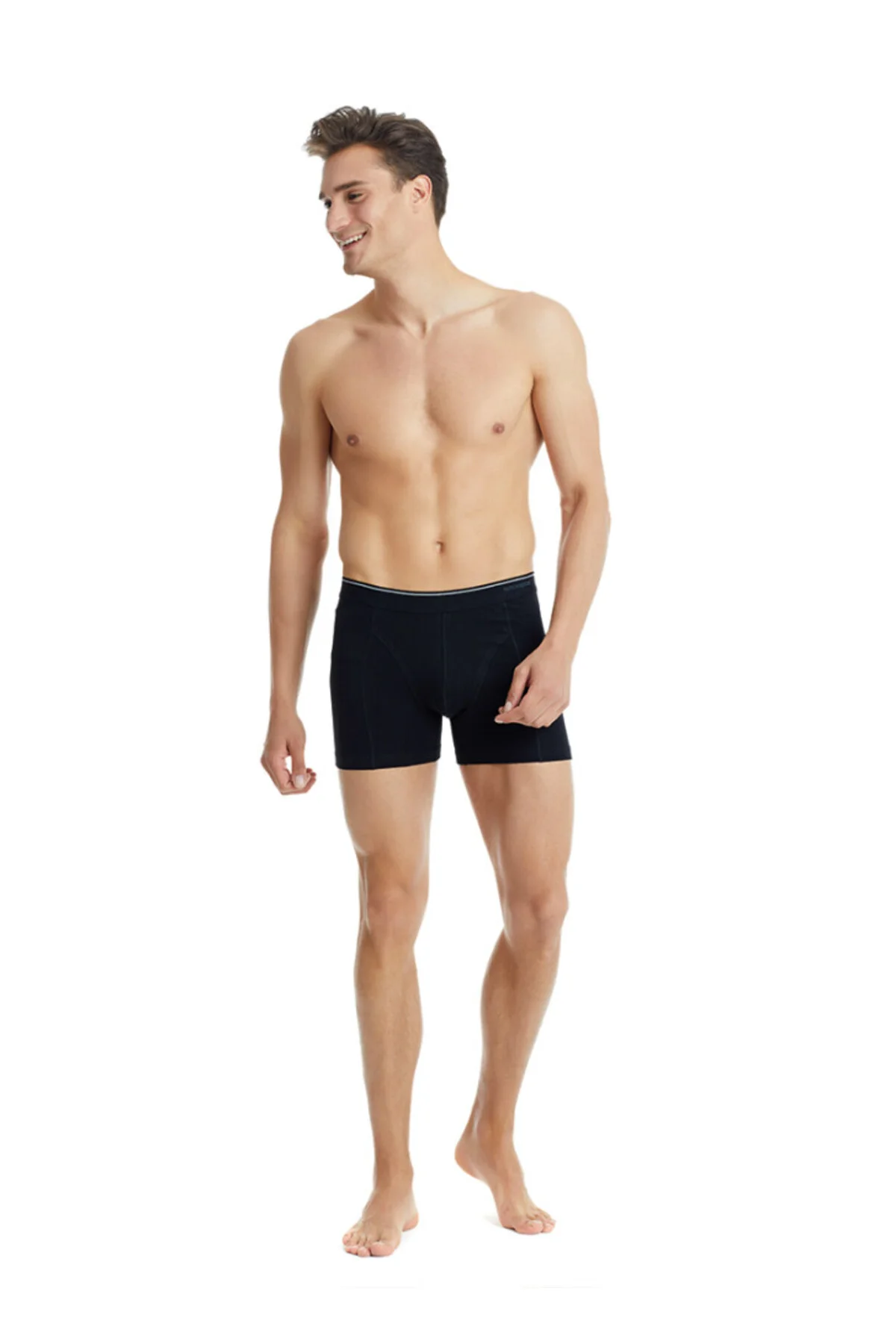 Erkek Pamuk Elastan Boxer Tender Cotton 9233 - Beyaz