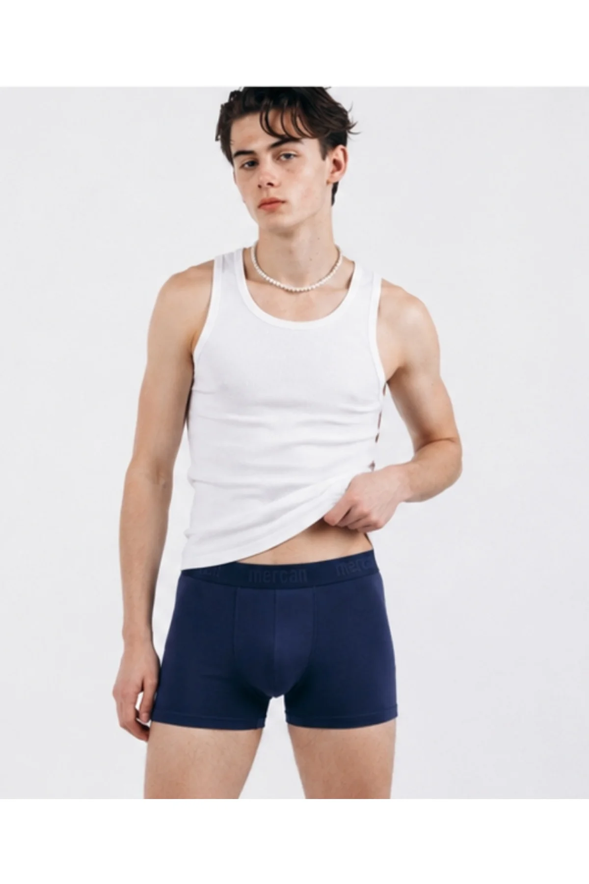 Erkek Pamuklu Penye Boxer 3'lü SPORTİF Set MAVİ-BEYAZ-GRİ Fiyatı, Yorumları ve Özellikleri