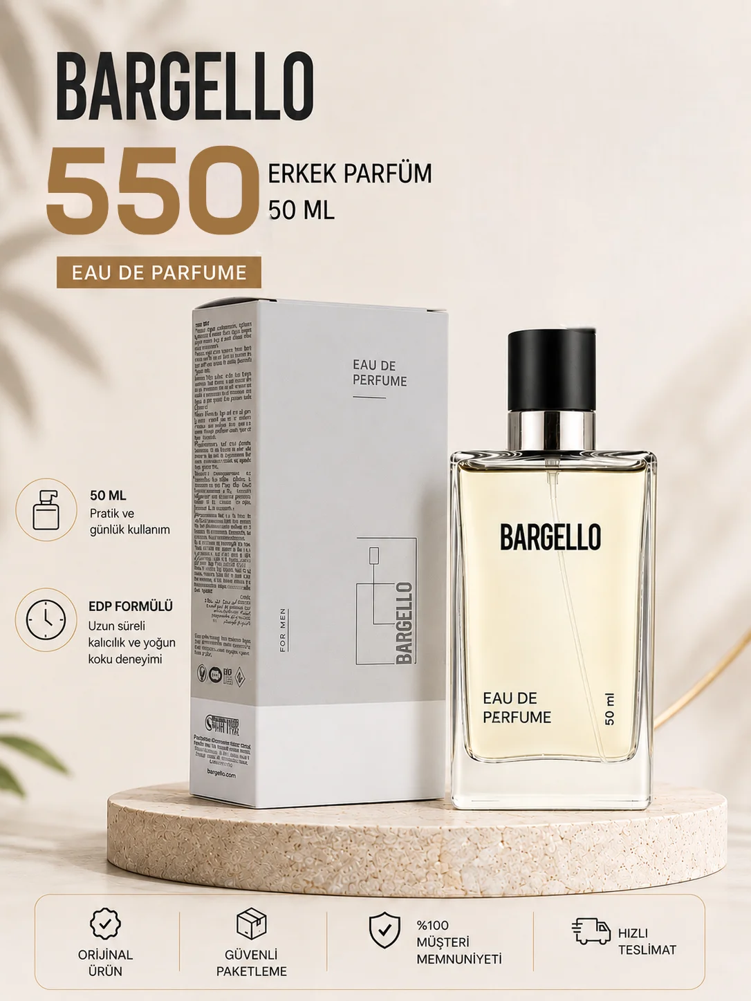 ERKEK PARFÜM 550 WOODY 50 ML EDP 8691841304526