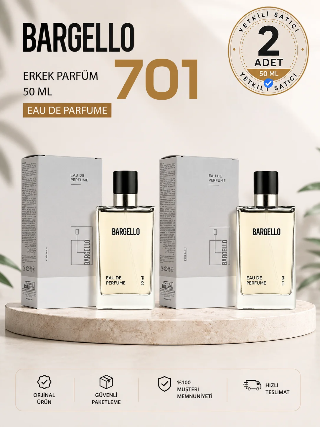 ERKEK PARFÜM 701 FLORAL 50 ML EDP 198658695244 2x