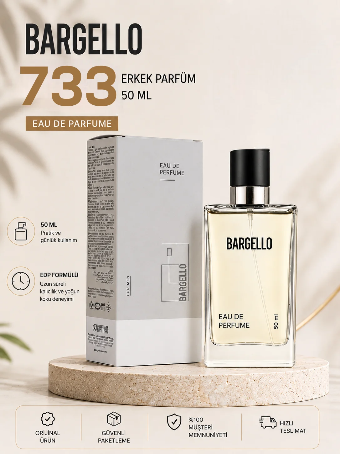 ERKEK PARFÜM 733 WOODY 50 ML EDP 8691841304596