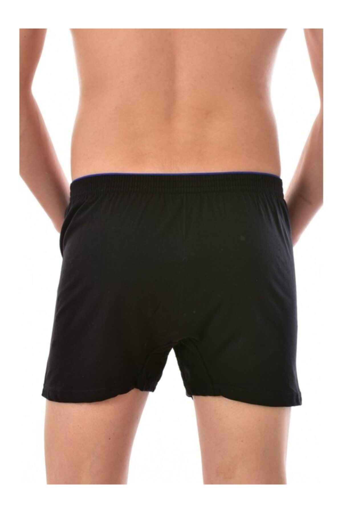 Erkek Penye Düz Boxer 6 Adet