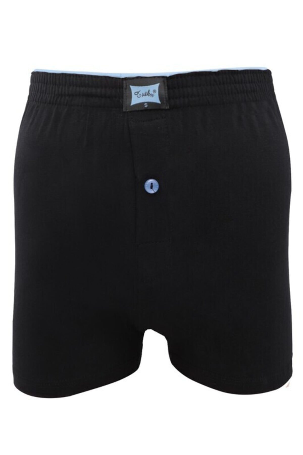 Erkek Penye Düz Boxer 6 Adet