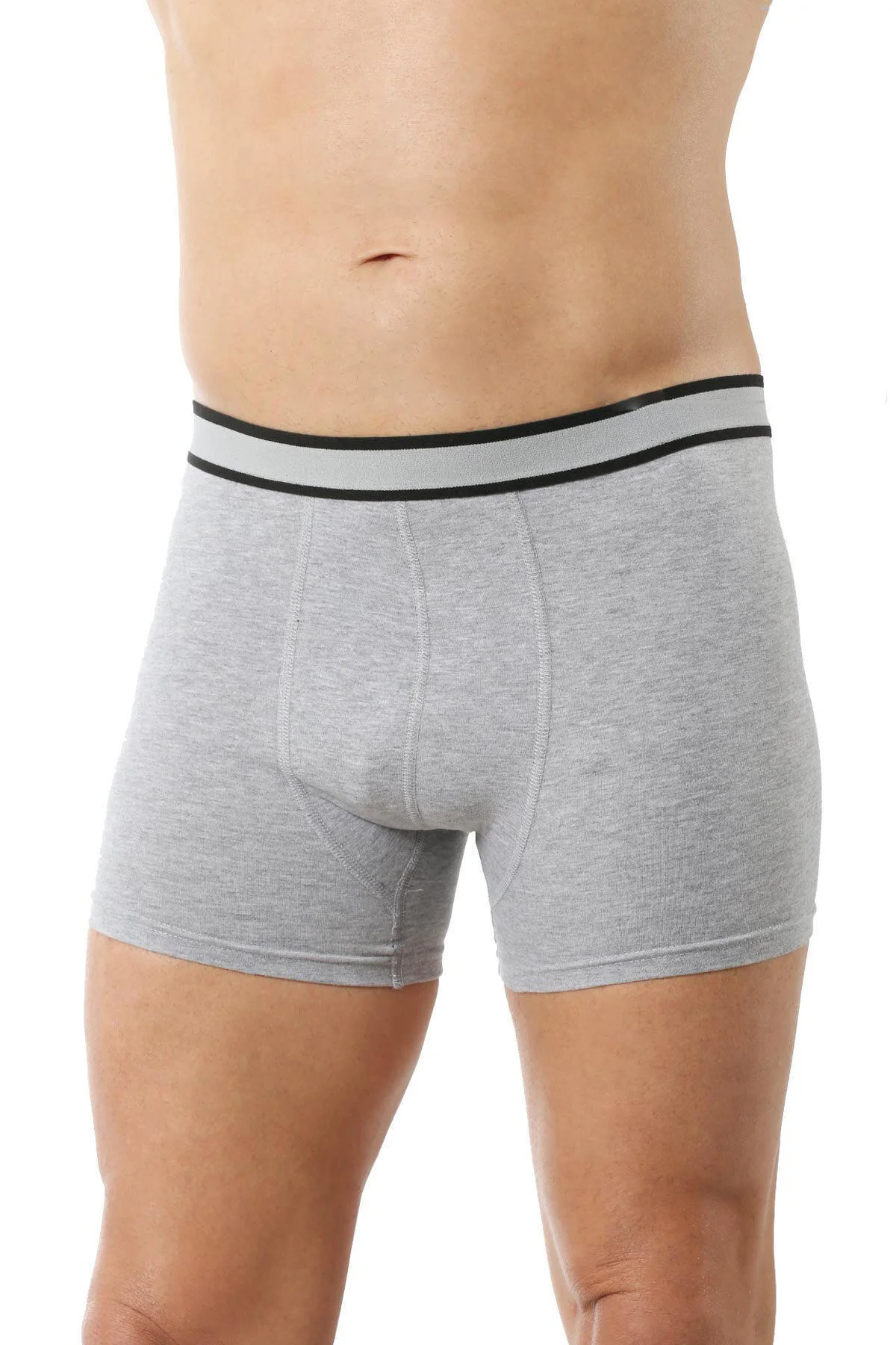 Erkek Penye Pamuklu Likralı Boxer 5li Paket | Özkan 11226