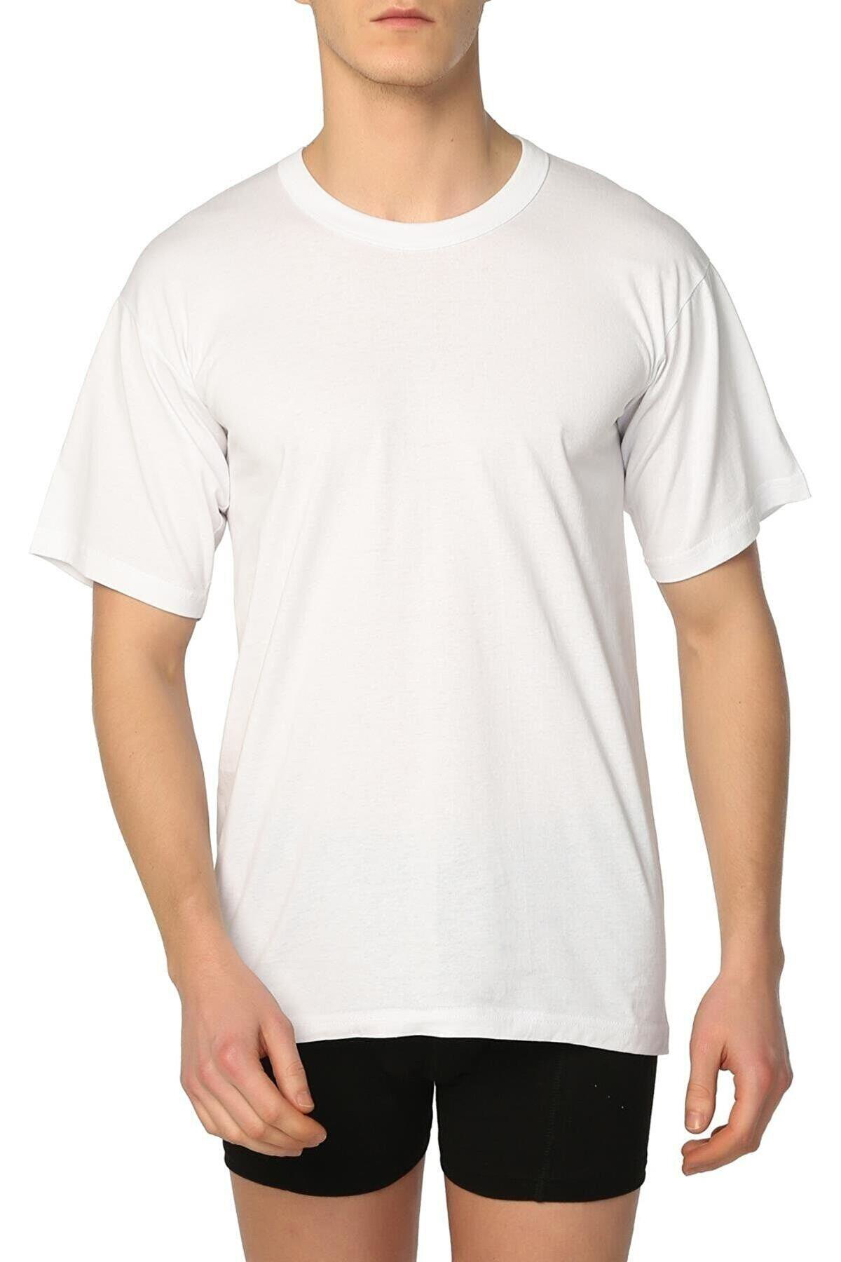 Erkek Penye Sıfır Yaka Fanila Atlet 1002 - 6 Adet