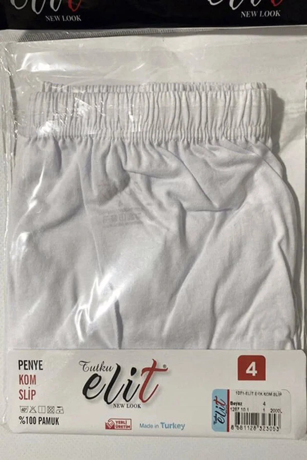 Erkek Penye Slip Külot 1071 - 3 Adet