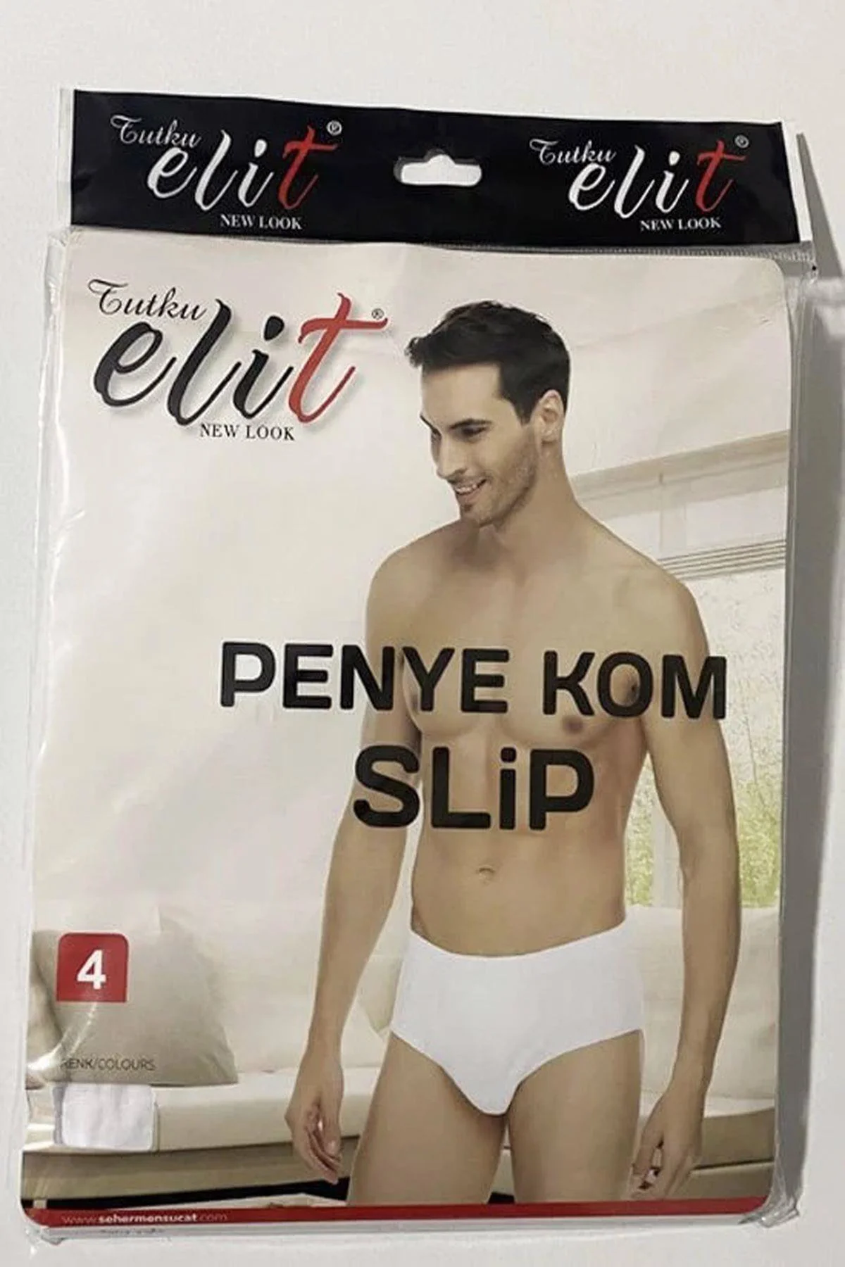 Erkek Penye Slip Külot 1071 - 3 Adet