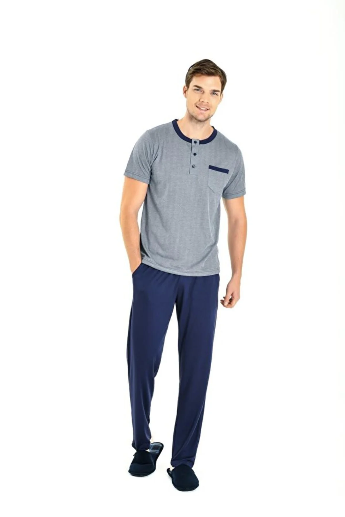Erkek Pijama Takımı S Beden