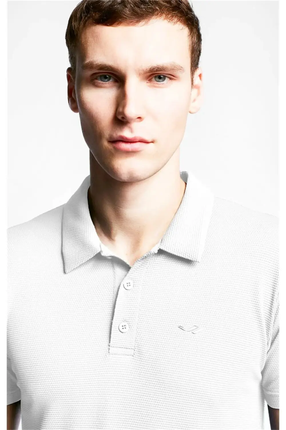 Erkek Polo Yaka Tişört 23NTEB001275-001 BEYAZ