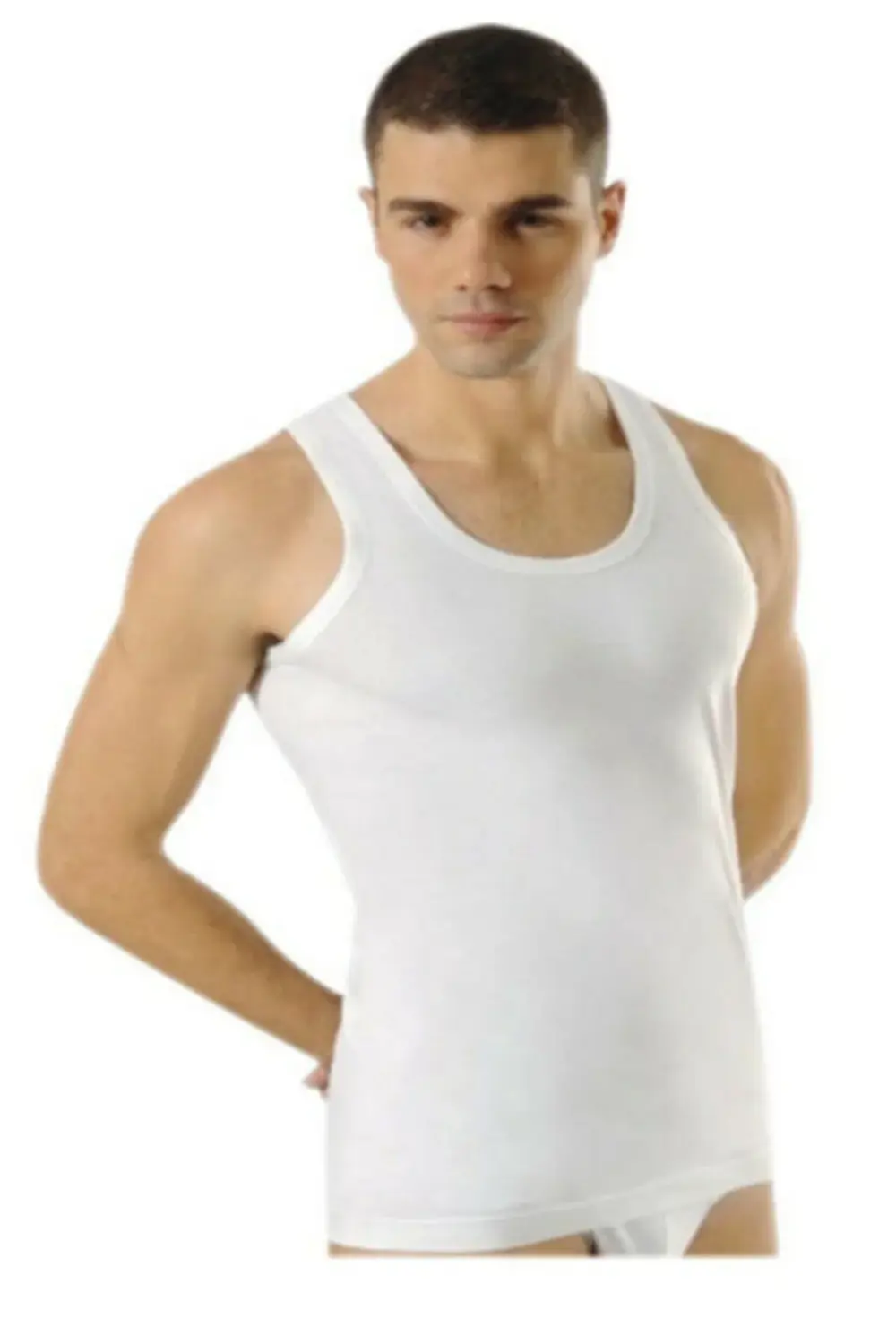 Erkek Ribana 1104 Klasik Askılı Atlet