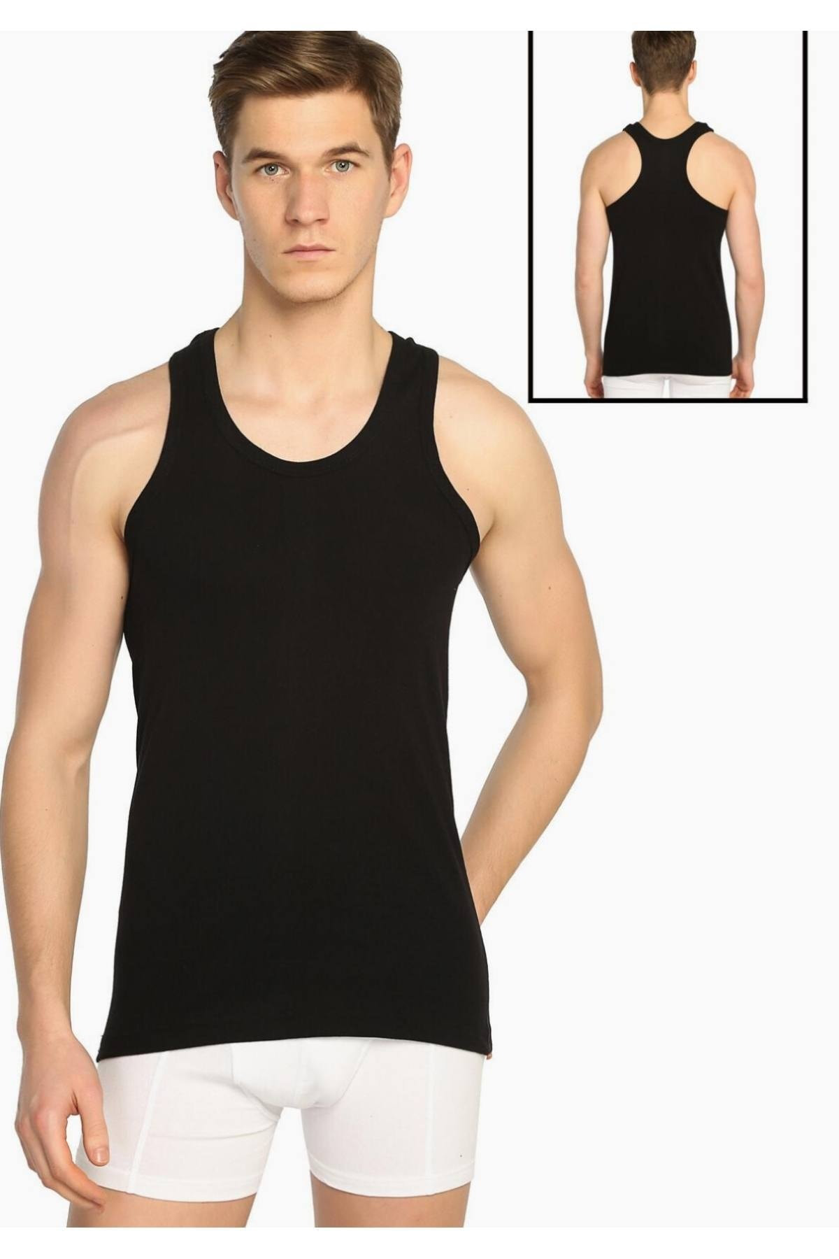 Erkek Ribana Siyah Spor Atlet Elf568tccm. Yeni Sezon