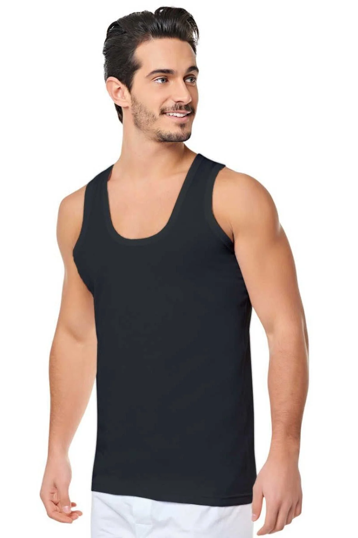 Erkek Ribana Spor Atlet 6'lı Paket (siyah) Yeni Sezon Erkek Ribana Spor Atlet 6'lı Paket (siyah) Yeni Sezon
