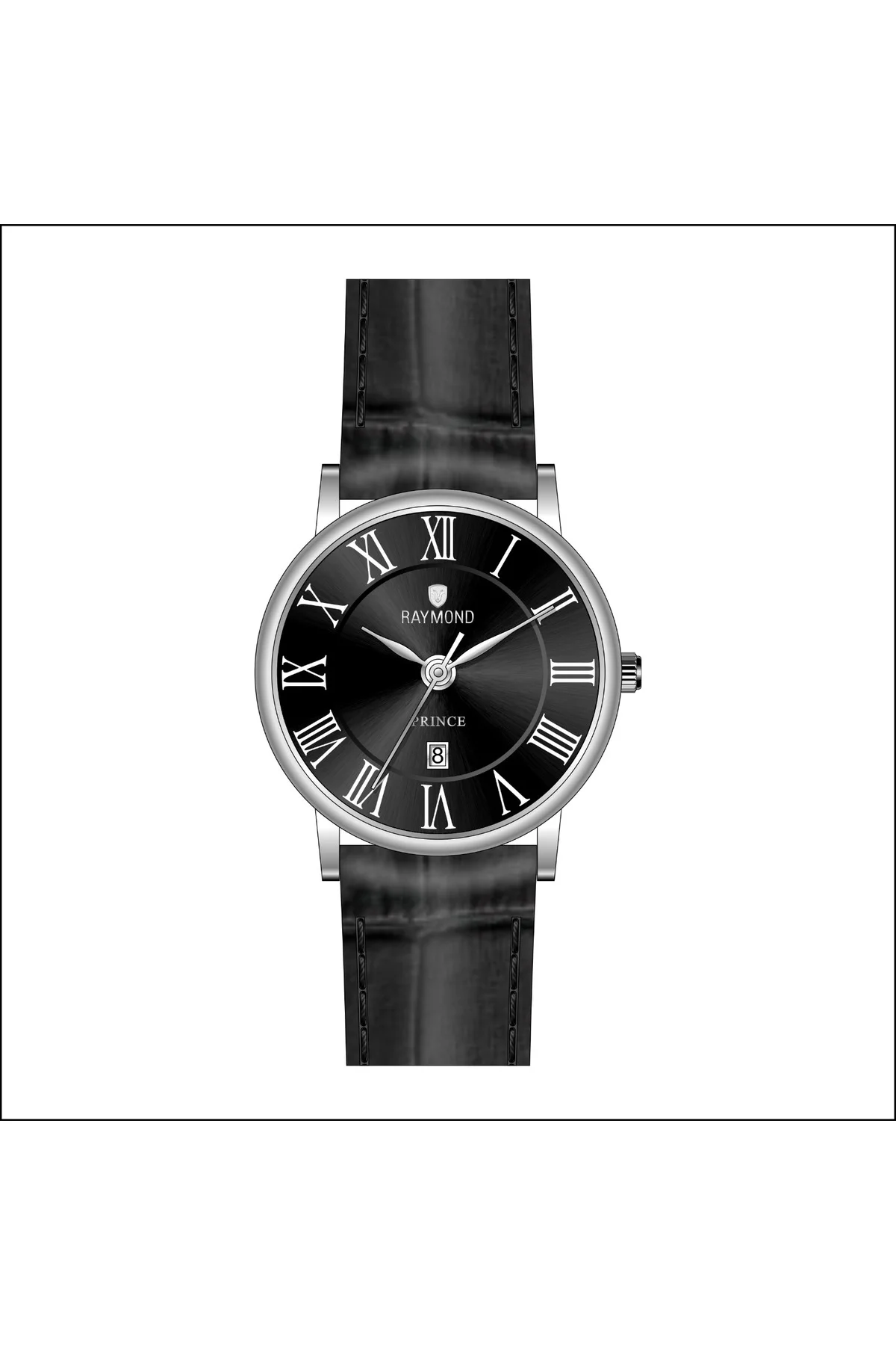 ERKEK ROMA RAKAMLI KLASİK RETRO SAAT - RYM-631820 SS-BK