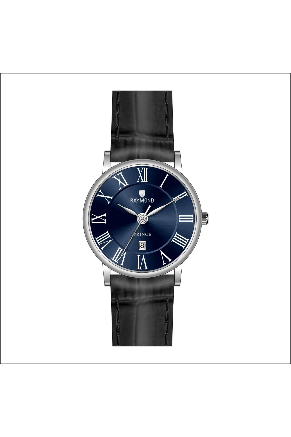 ERKEK ROMA RAKAMLI KLASİK RETRO SAAT - RYM-631820 SS-BK-BL