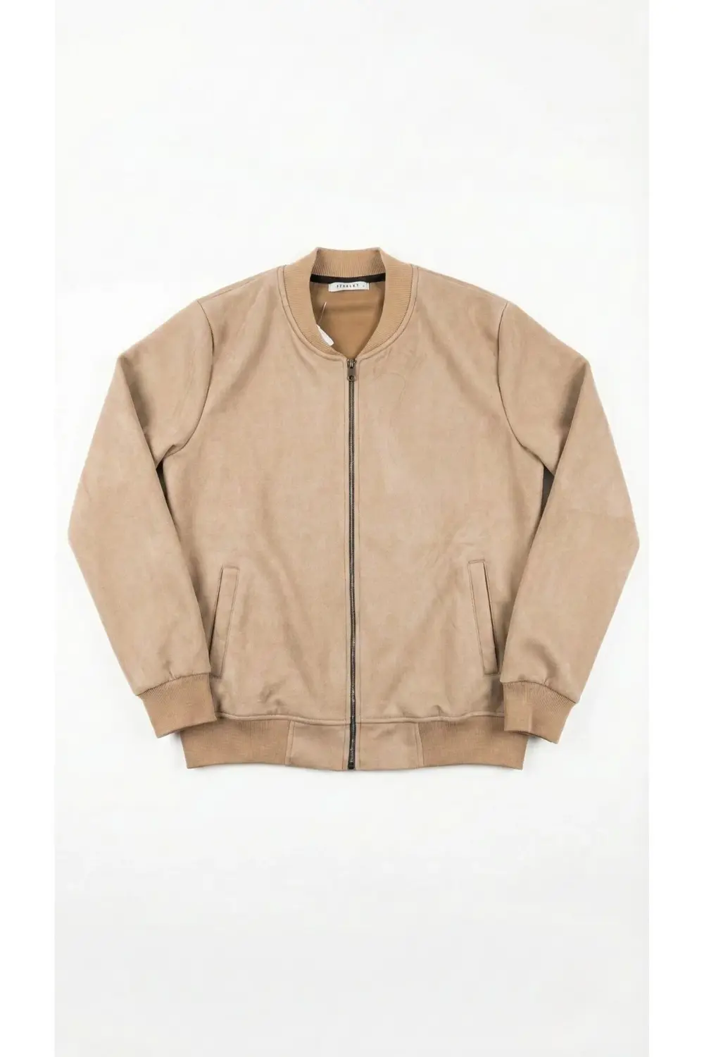 Erkek Scuba Süet Kumaş Bomber Hırka