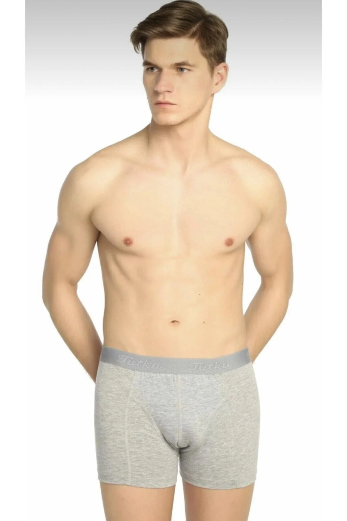 Erkek Siyah 3'lü Paket Likralı Boxer ELF568T0114CCM3