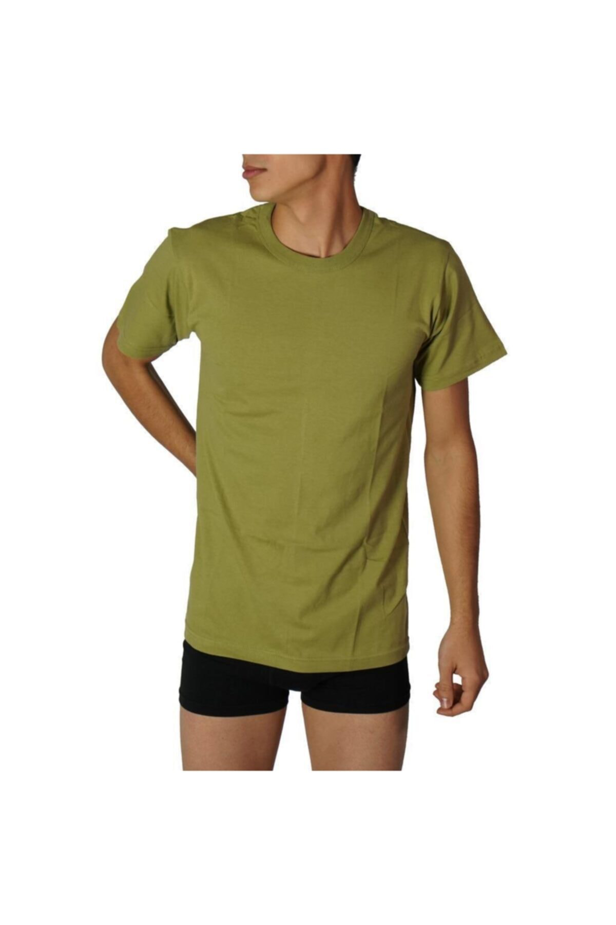 Erkek Siyah 6'lı Paket Sıfır Yaka Fanila Elf568s0003ccm6