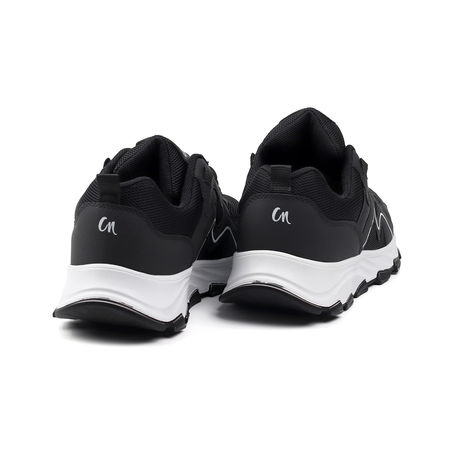 Kajila Erkek Siyah Beyaz Spor Ayakkabı Rahat Günlük Sneaker Yürüyüş Koşu