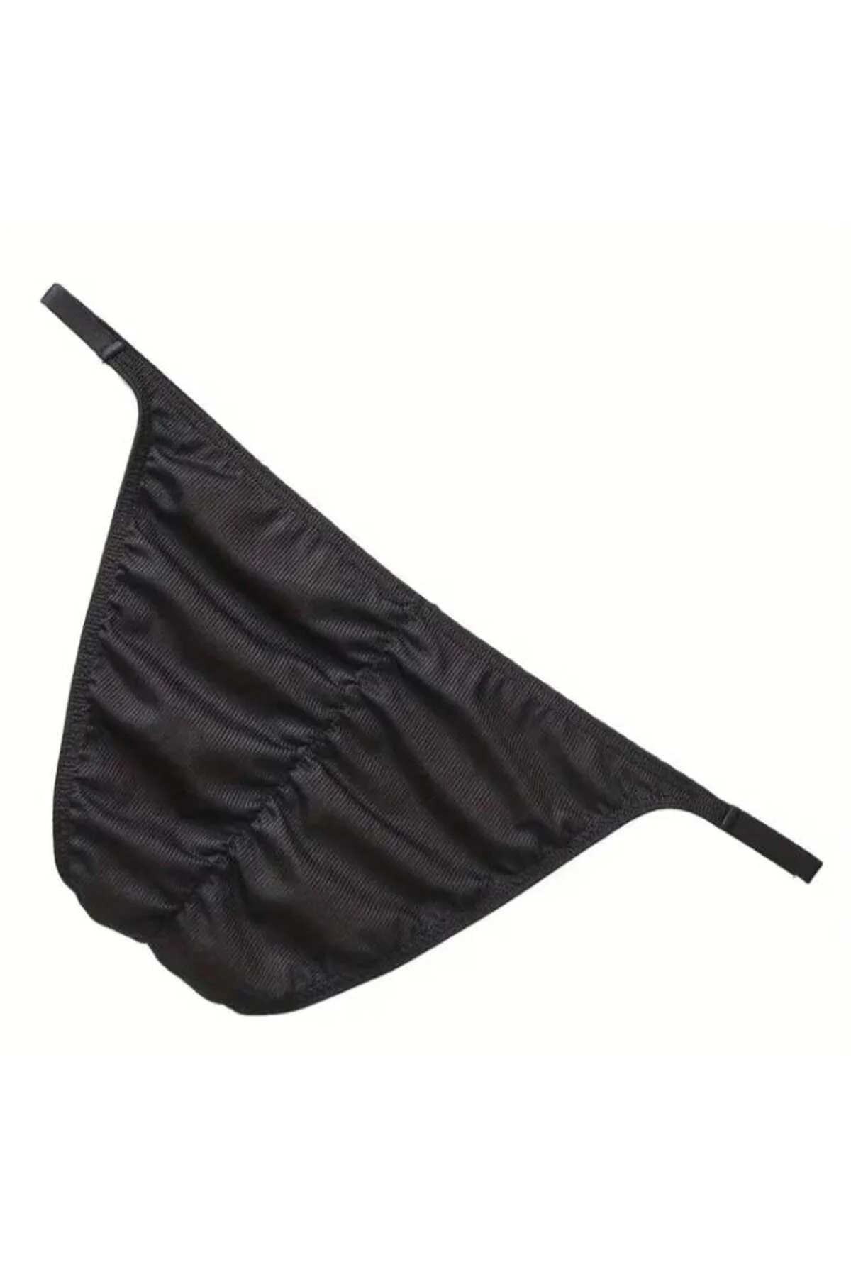 Erkek Siyah Büzgülü Slip İç Giyim