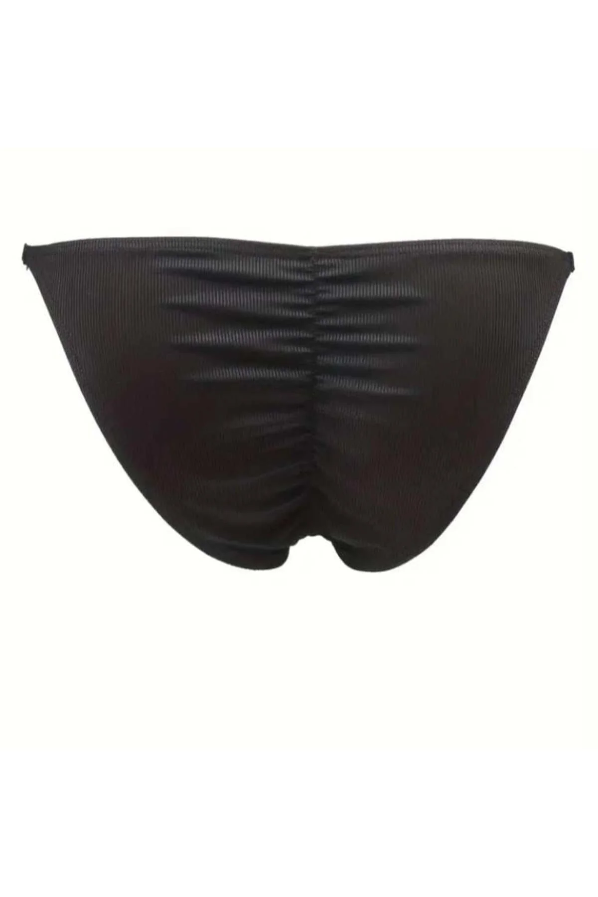 Erkek Siyah Büzgülü Slip İç Giyim