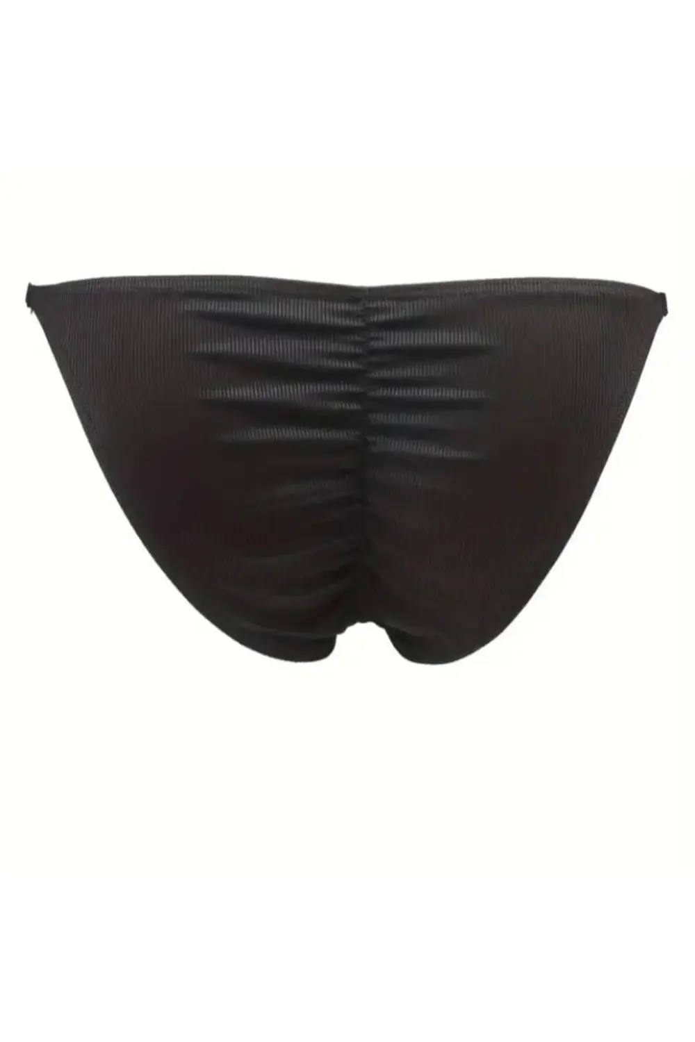 Erkek Siyah Büzgülü Slip İç Giyim