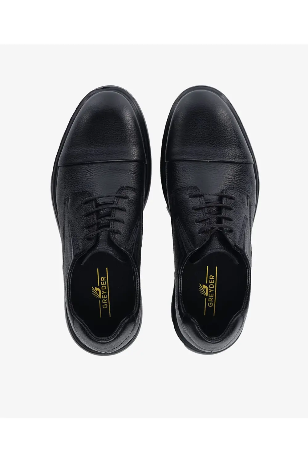 Erkek Siyah Hakiki Deri Oxford Ayakkabı 5K1RA14320