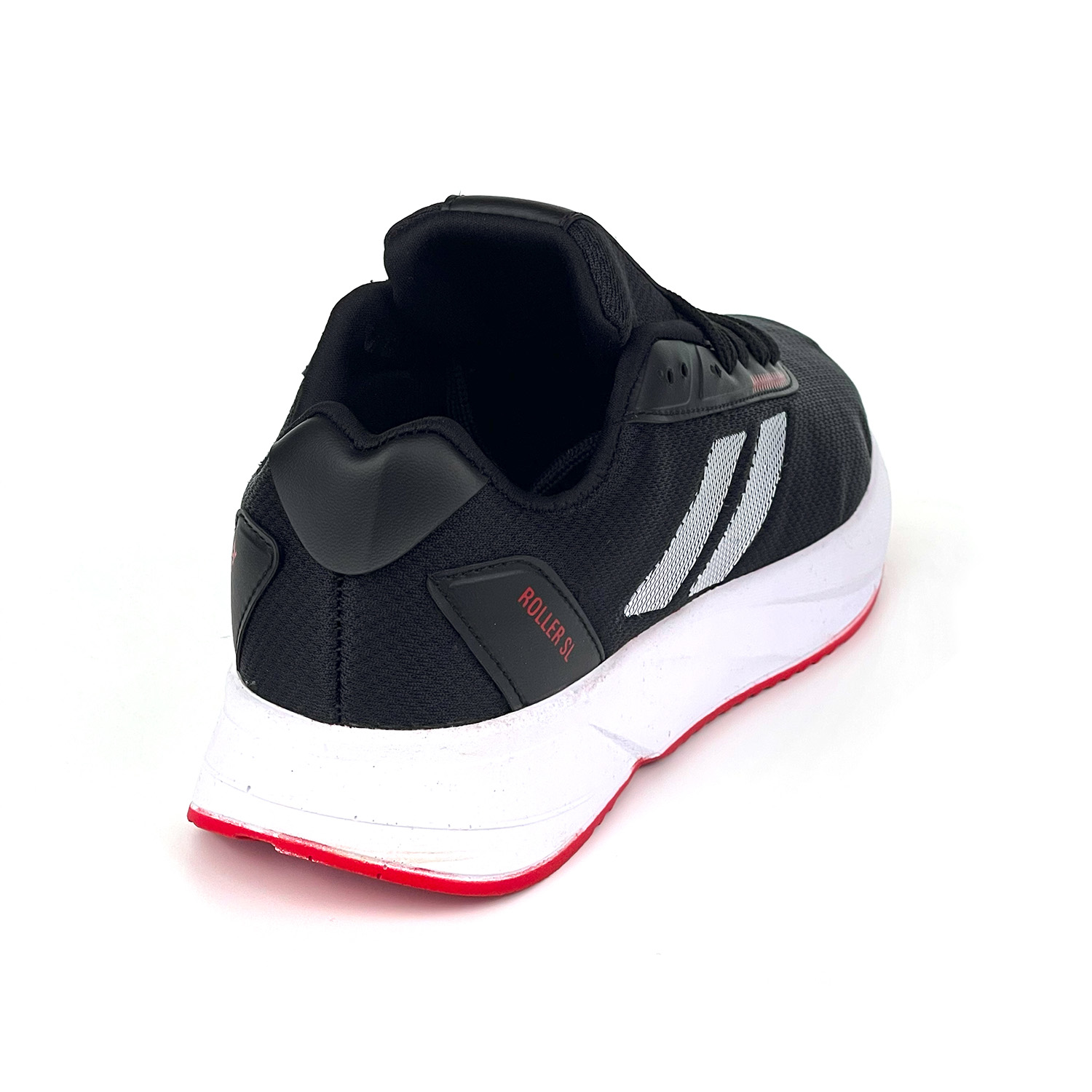 Kajila Erkek Siyah Kırmızı Bağcıklı Nefes Alan Esnek Hafif Günlük Sneake