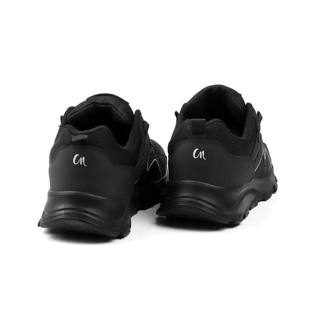 Erkek Siyah Spor Ayakkabı Rahat Günlük Sneaker Yürüyüş Koşu Hafif