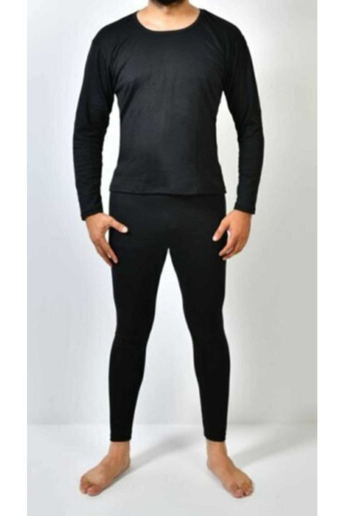 Erkek Siyah Termal Alt Üst Takım