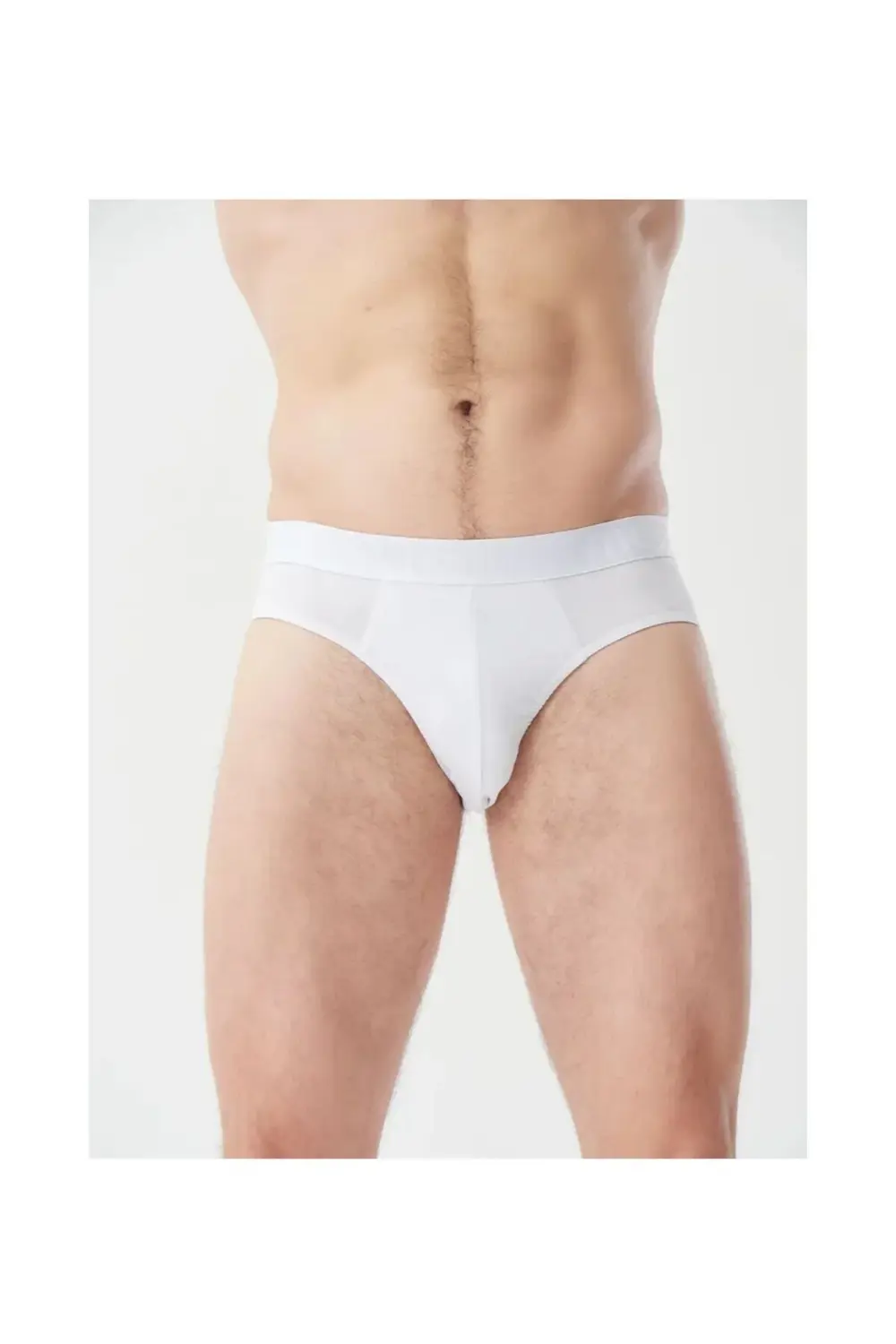 Erkek Slip Beyaz Renk 2'li Paket
