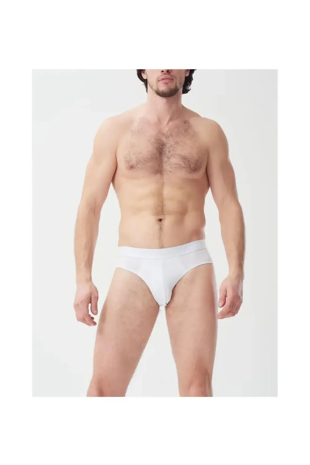 Erkek Slip Beyaz Renk 2'li Paket