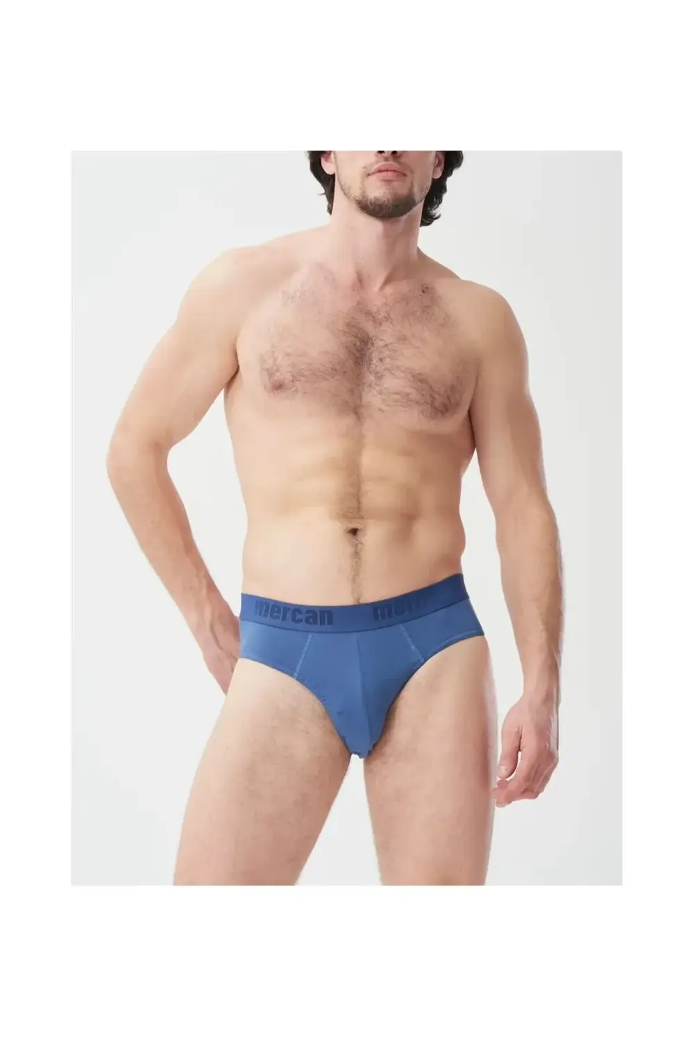 Erkek Slip Mavi Renk 2'li Paket