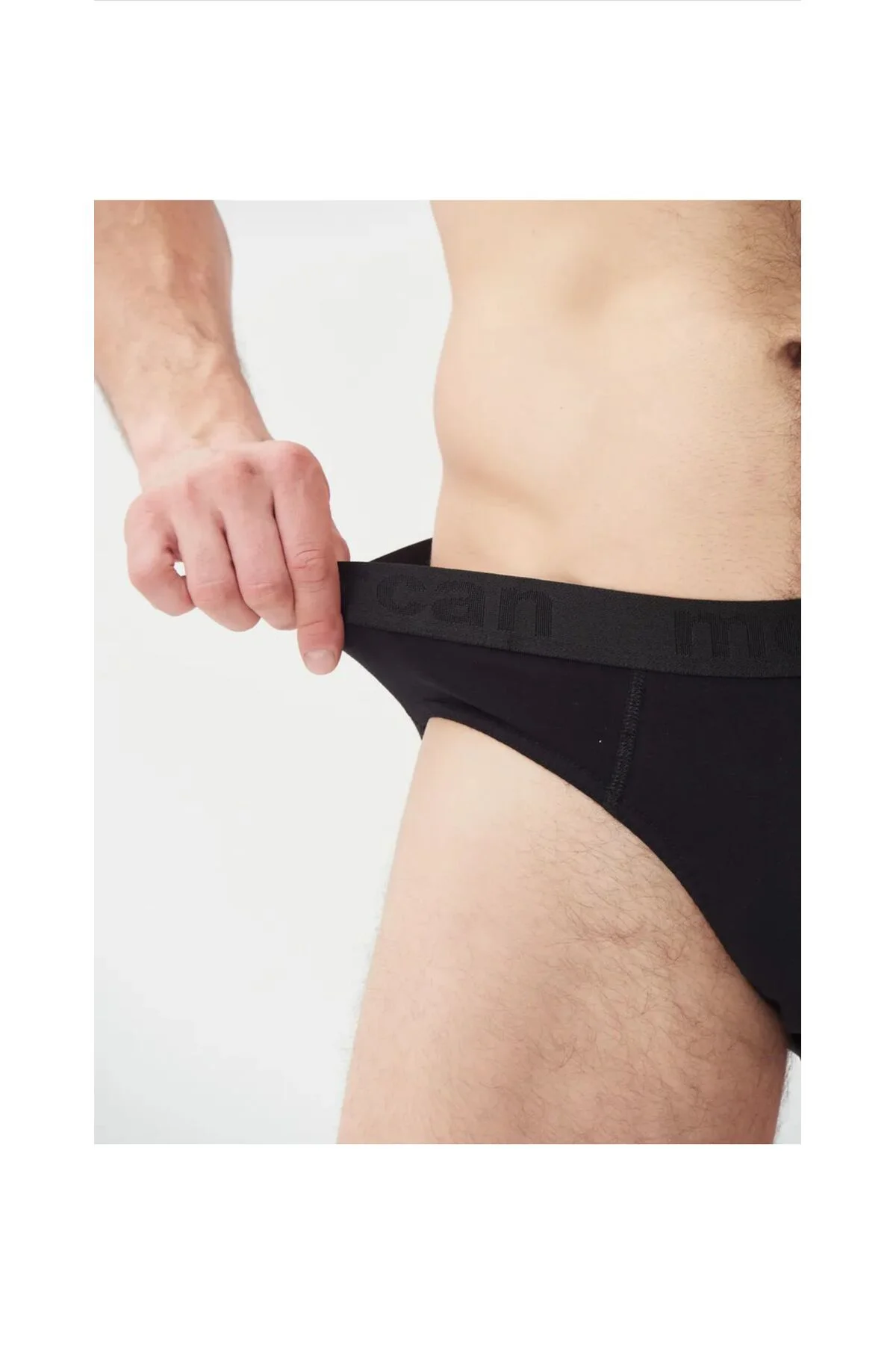 Erkek Slip Siyah Renk 2'li Paket