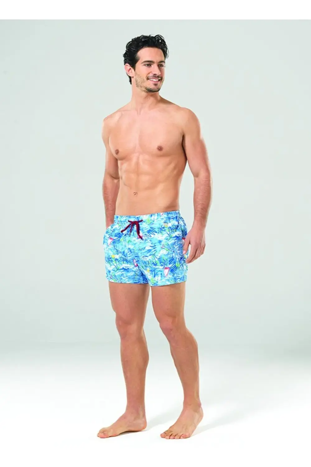 Erkek Şort Mayo 8800 - Sörf Baskılı