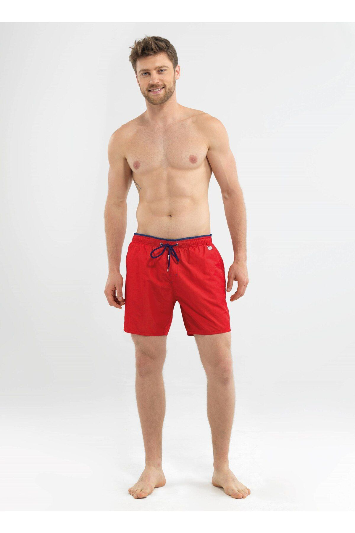 Blackspade Erkek Şort Mayo - 8572 - Kırmızı