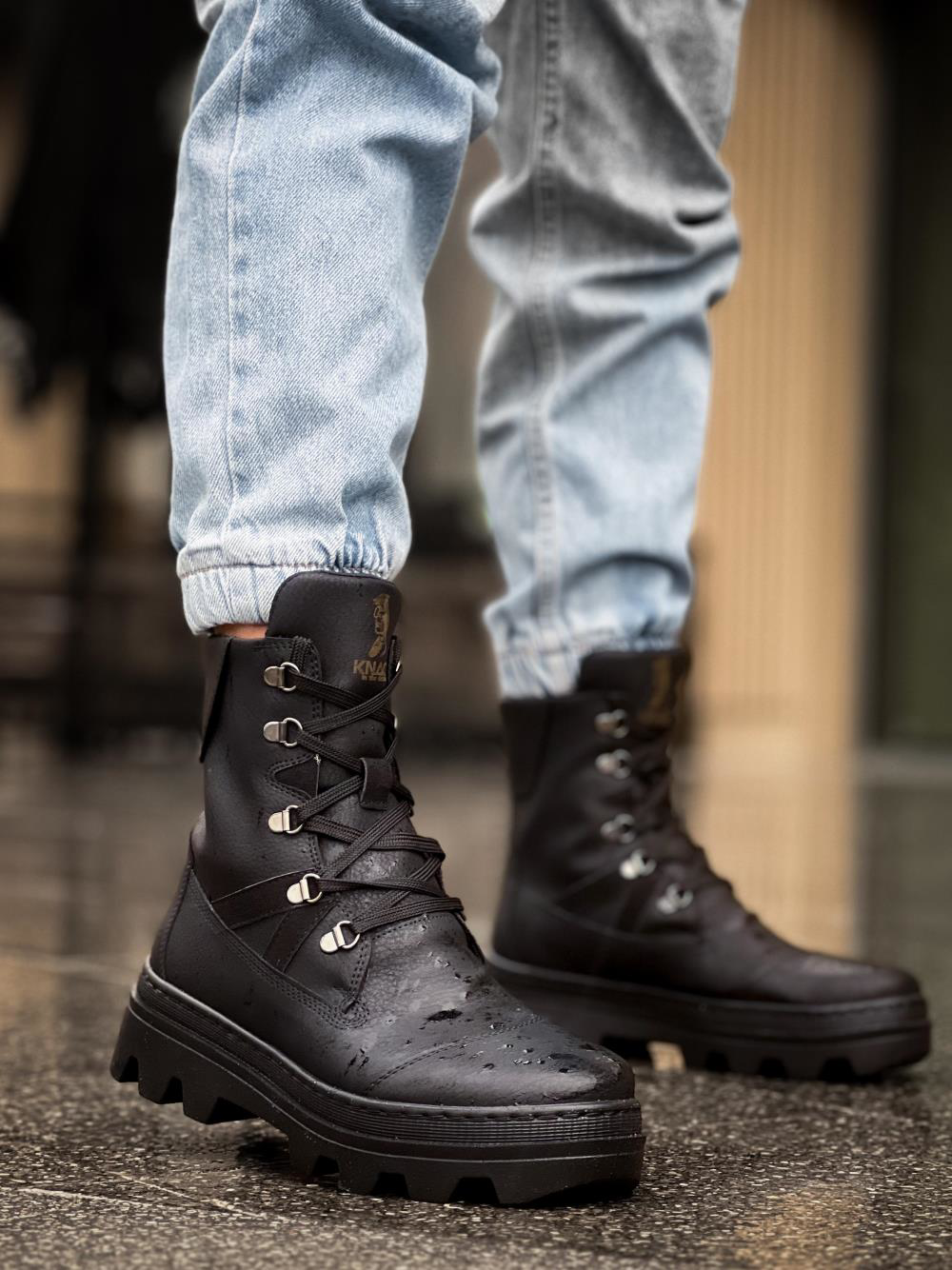 Erkek Spor Bot B14 Siyah (Siyah Taban) UP