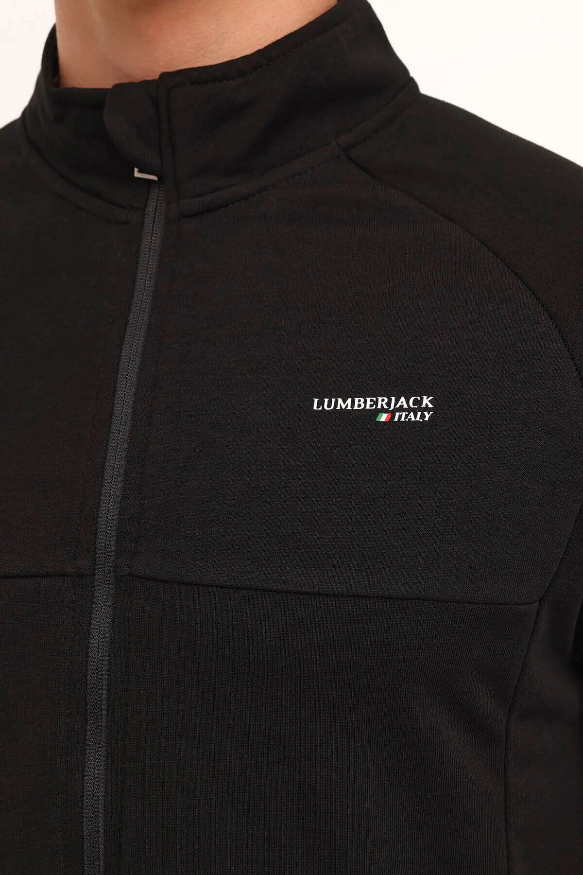 Lumberjack Erkek Sweatshirt Siyah A101893605 4W Ml Robert 18Itly70 4Pr
