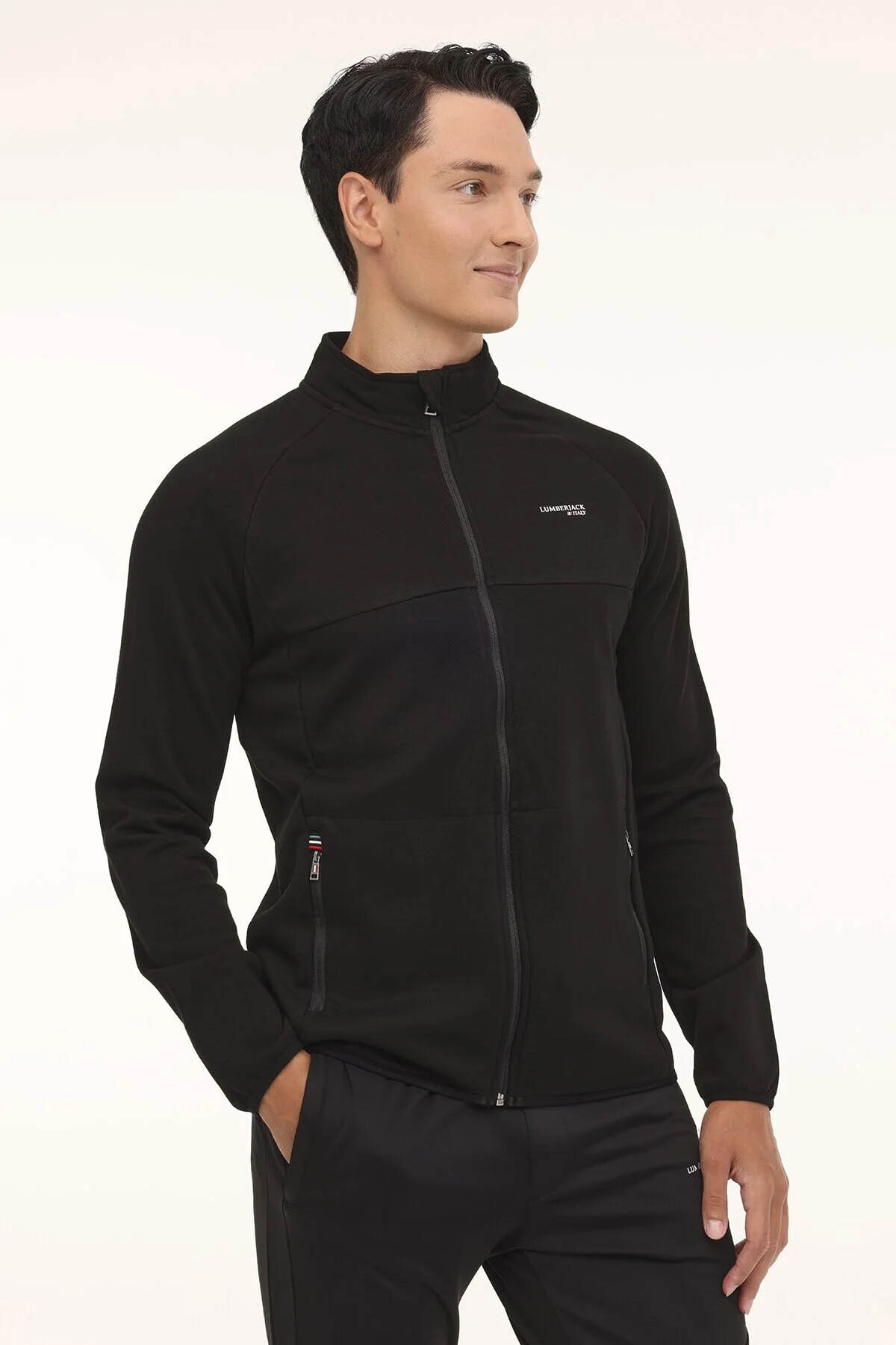 Lumberjack Erkek Sweatshirt Siyah A101893605 4W Ml Robert 18Itly70 4Pr