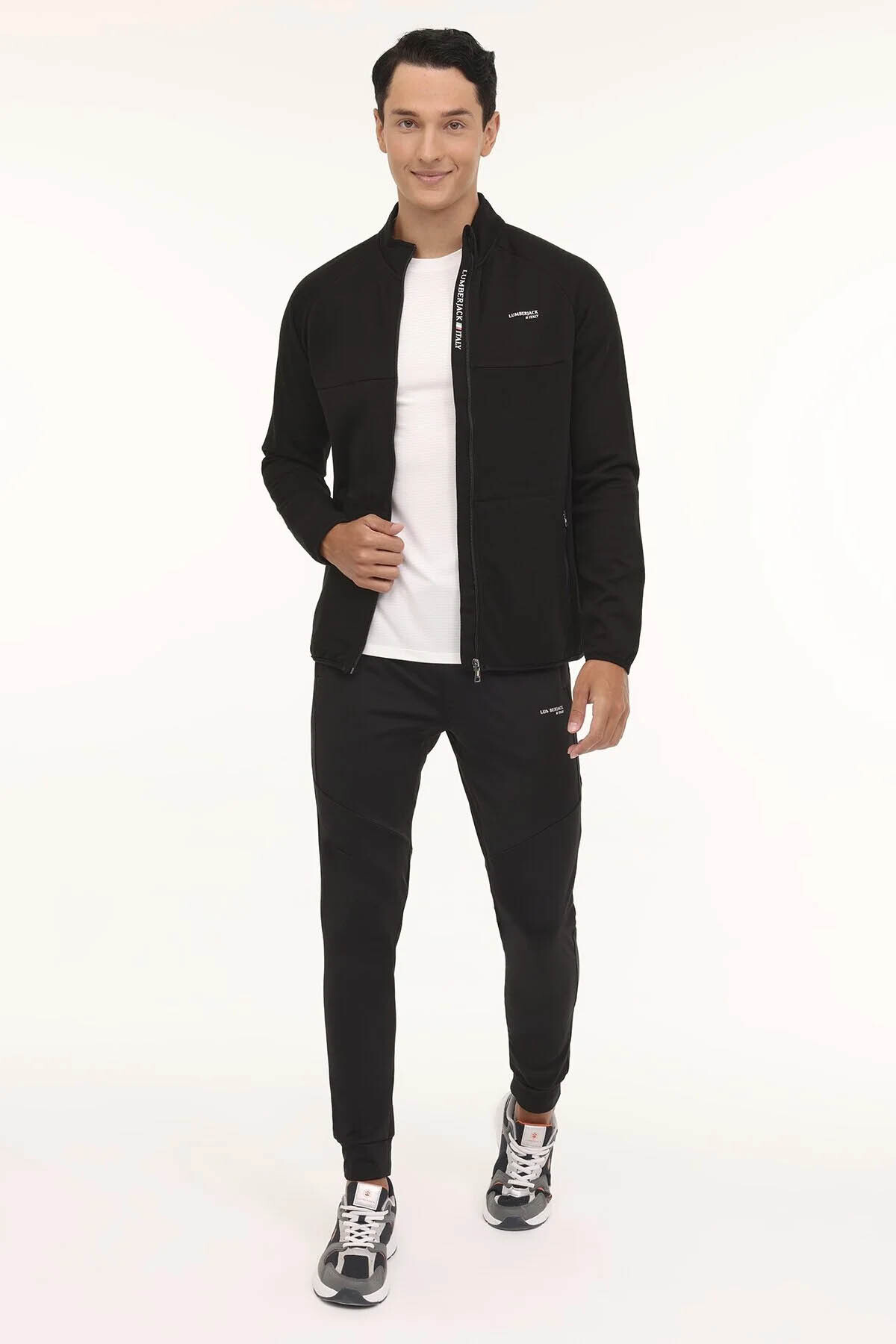 Lumberjack Erkek Sweatshirt Siyah A101893605 4W Ml Robert 18Itly70 4Pr