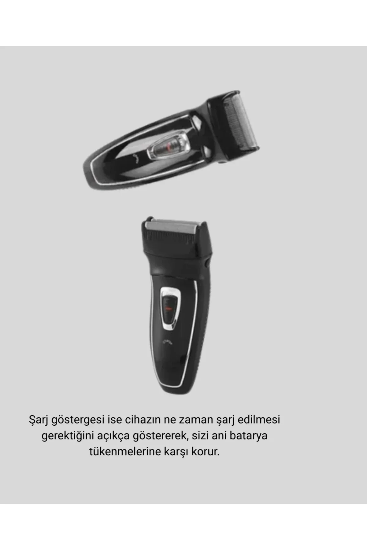 Erkek Tıraş Makinesi Kablosuz Kuru Tıraş Folyo Başlık Yıkanabilir Gövde Erkek Tıraş Makinesi Kablosuz Kuru Tıraş Folyo Başlık Yıkanabilir Gövde