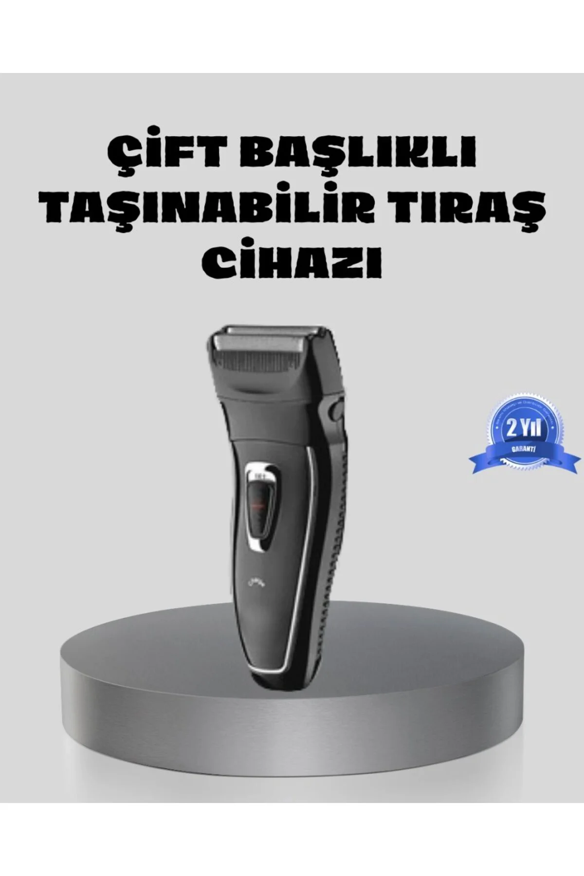 Erkek Tıraş Makinesi Kablosuz Kuru Tıraş Folyo Başlık Yıkanabilir